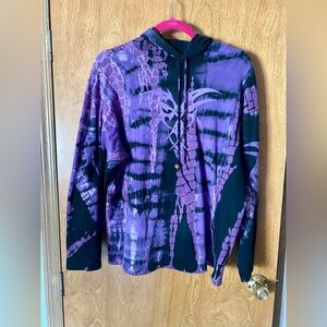 Tyedye hoodie. Hippy.